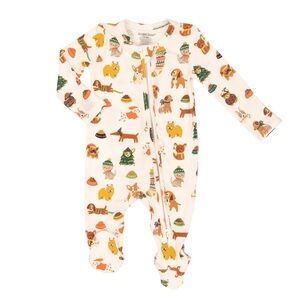 Brand New with Tags - Angel Dear Christmas Two Way Zipper Footie